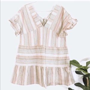 Boho Peasant Tunic Dress